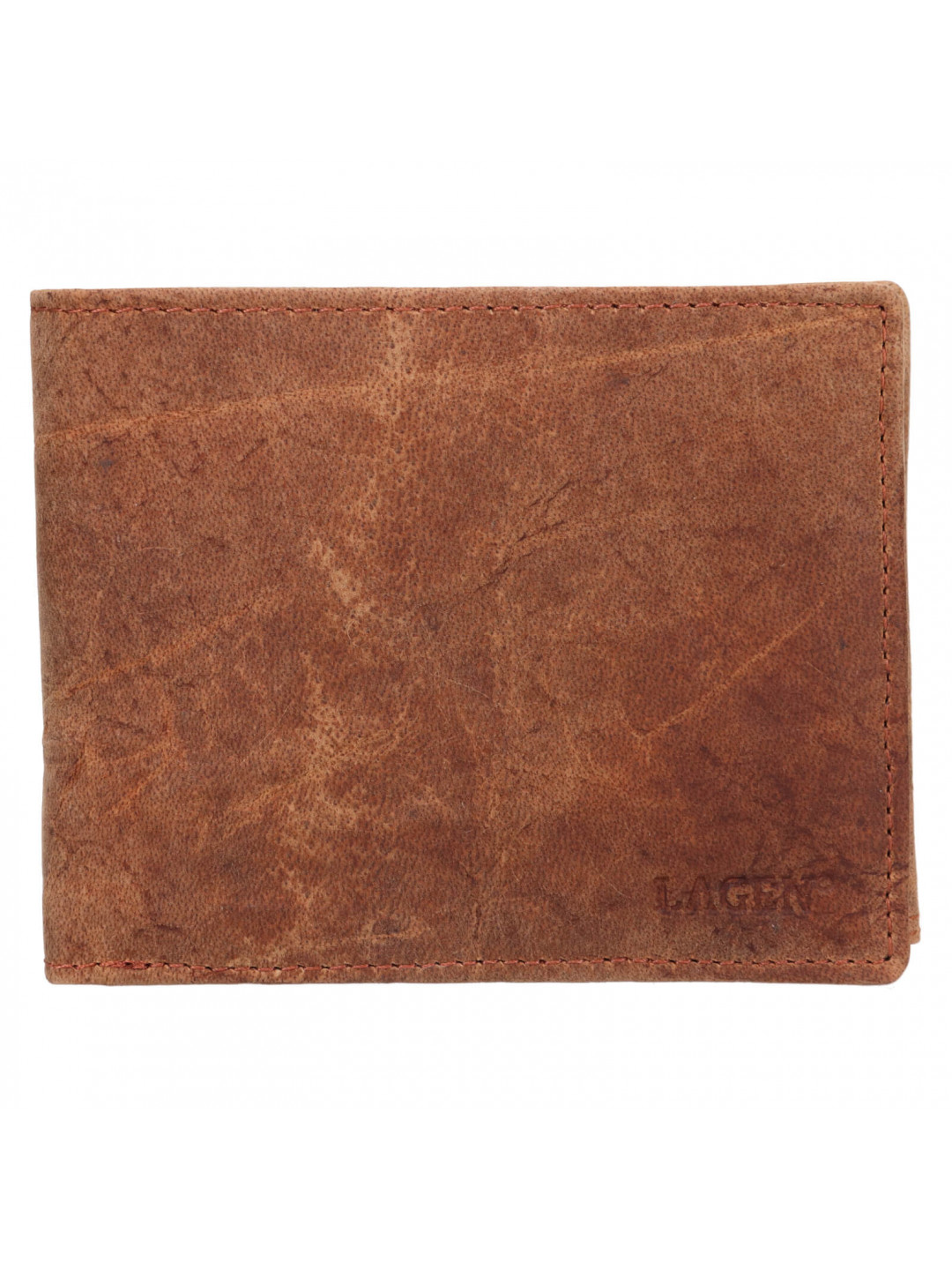 Pánská kožená peněženka Lagen Torsten – hnědá