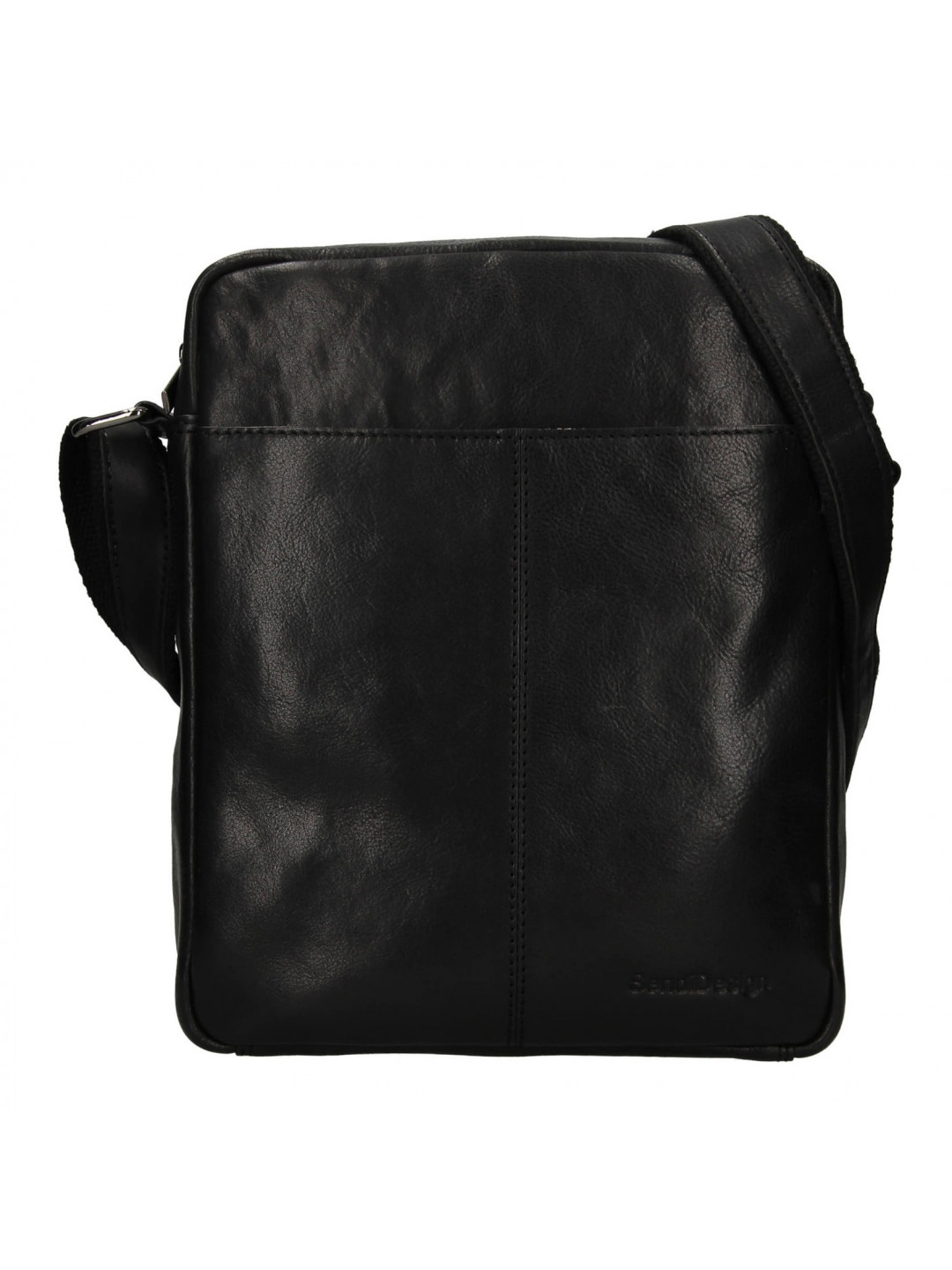 Pánská kožená taška přes rameno SendiDesign Felix – černá