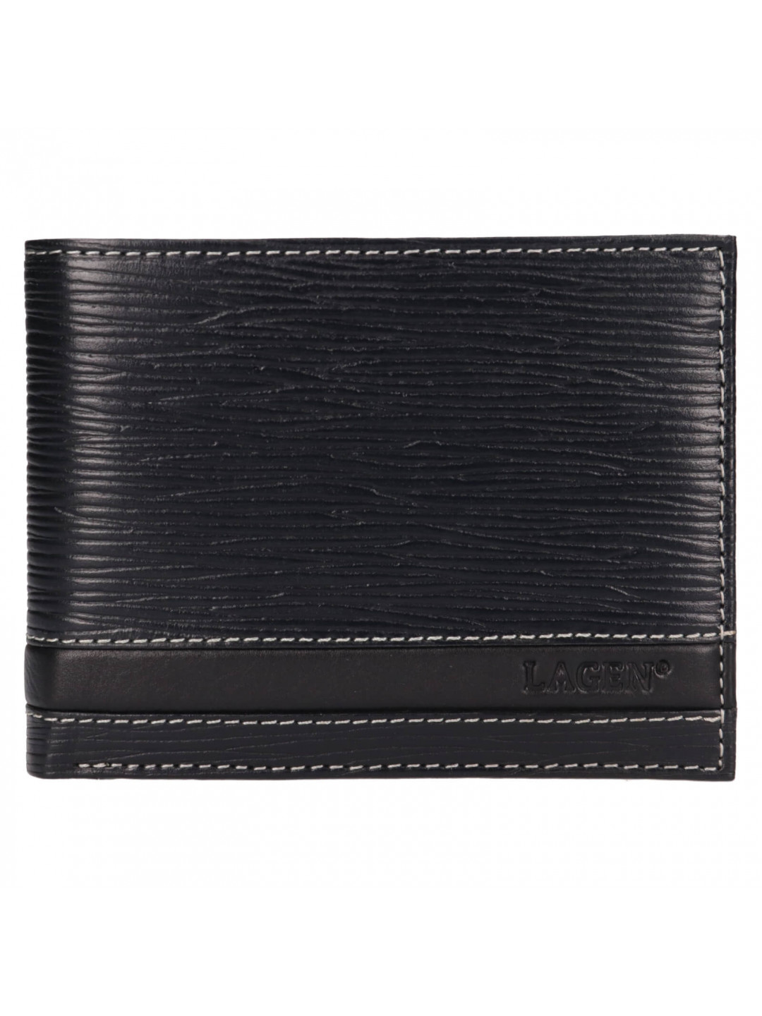 Pánská kožená peněženka Lagen Olsson – černá