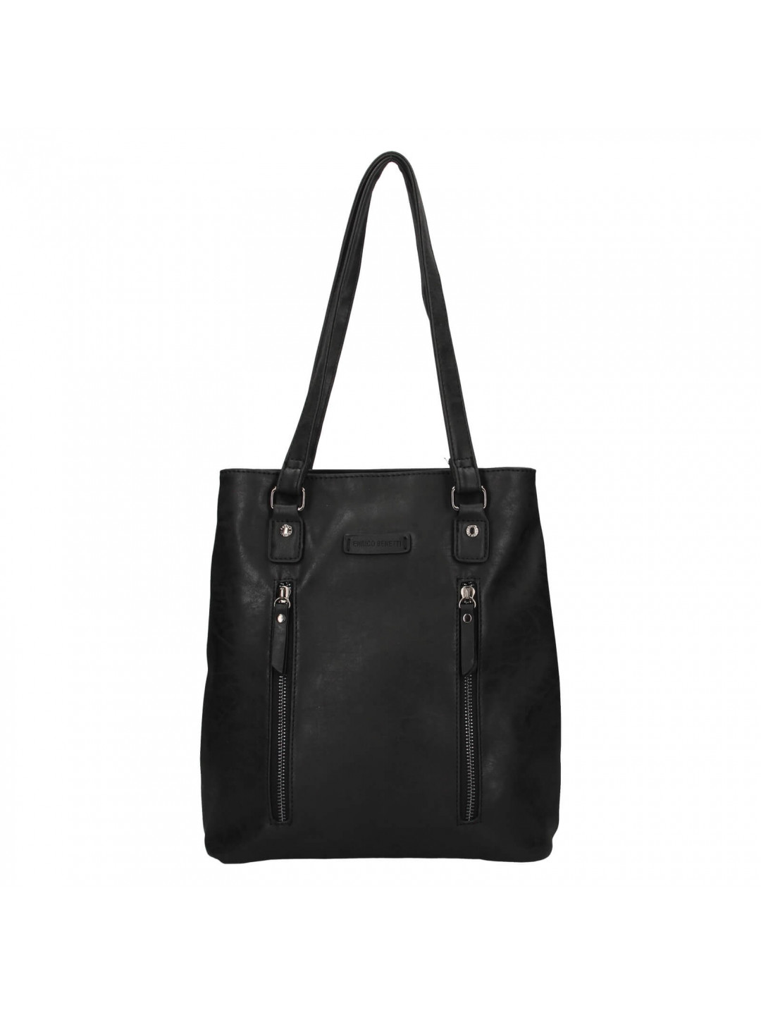 Elegantní dámská batůžko-kabelka Enrico Benetti Merta – černá