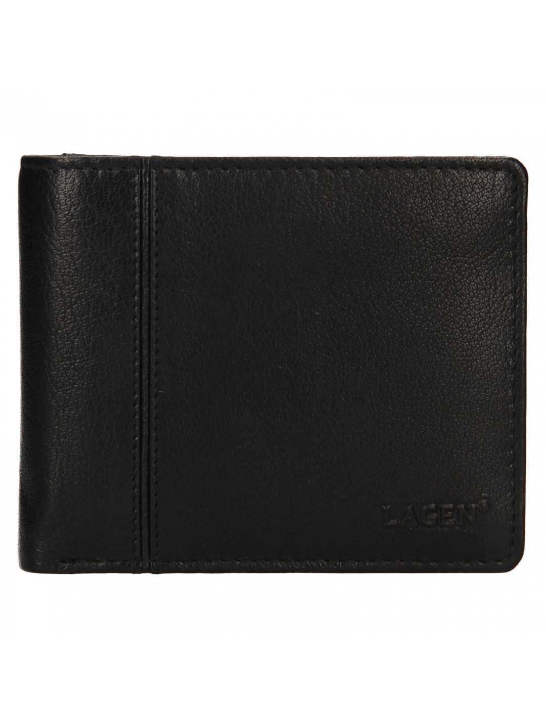 Pánská kožená peněženka Lagen Levi – černá
