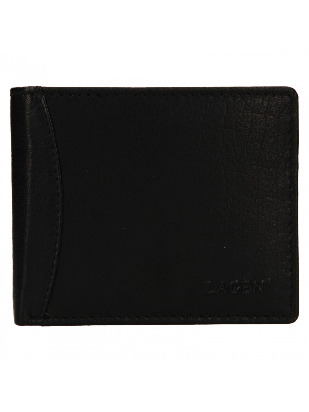 Pánská kožená peněženka Lagen Felixe – černá