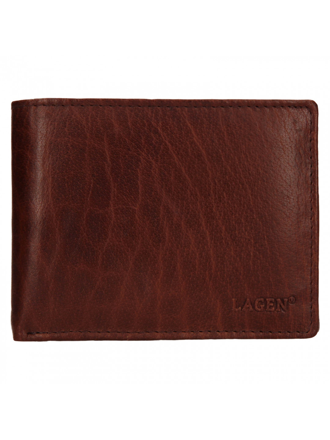 Pánská kožená peněženka Lagen Kryštof – hnědá