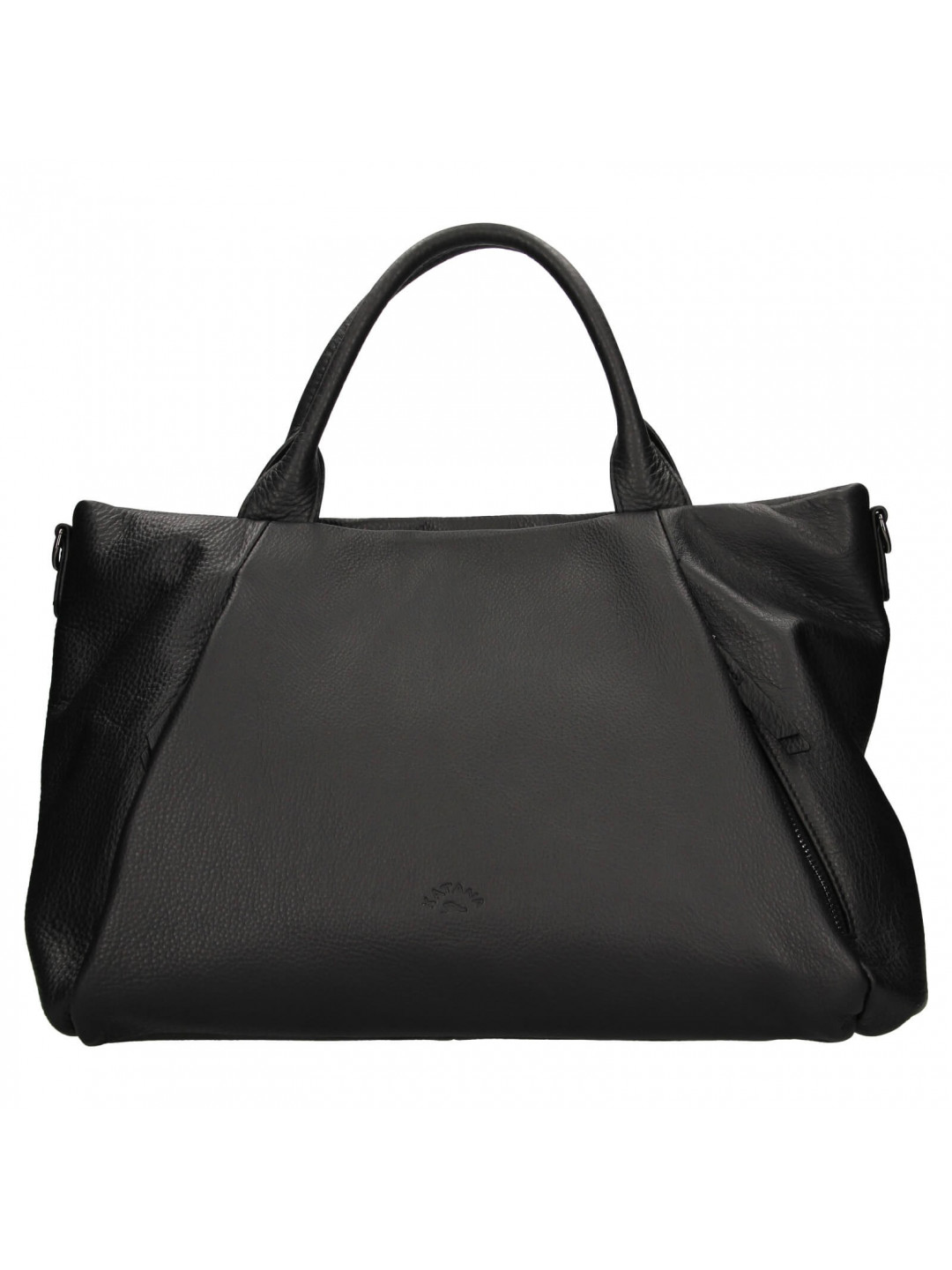 Elegantní dámská kožená kabelka Katana Stella – černá