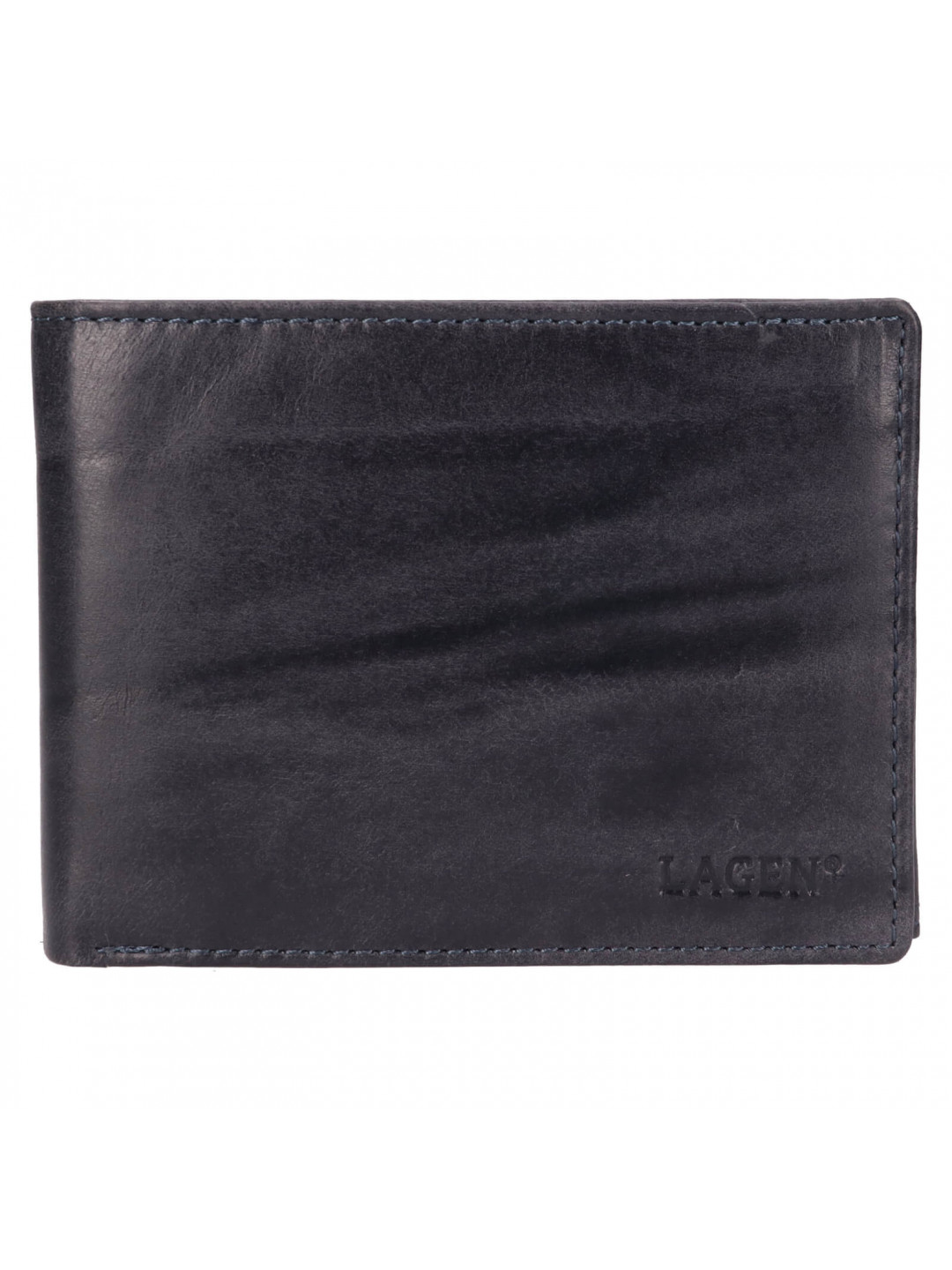 Pánská kožená peněženka Lagen Murel – šedá