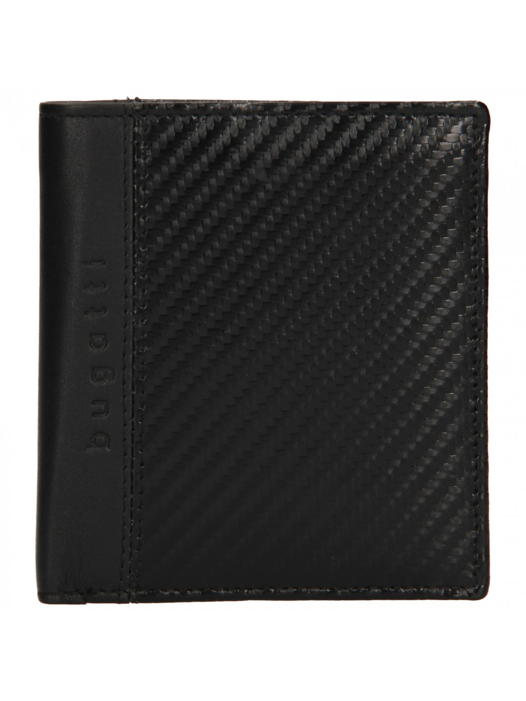 Pánská kožená peněženka Bugatti Leonis – černá
