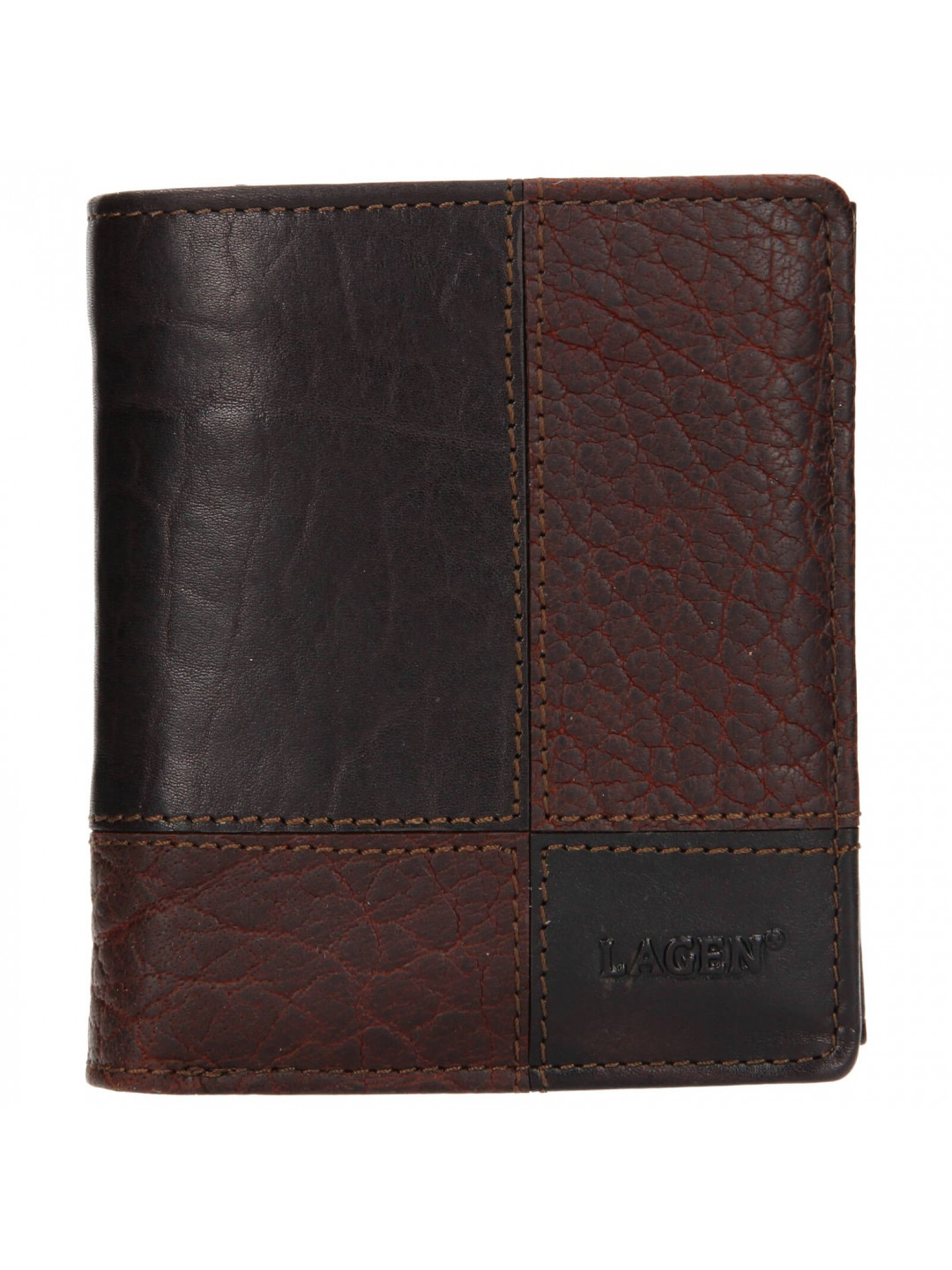Pánská kožená peněženka Lagen Apolone – tmavě hnědá