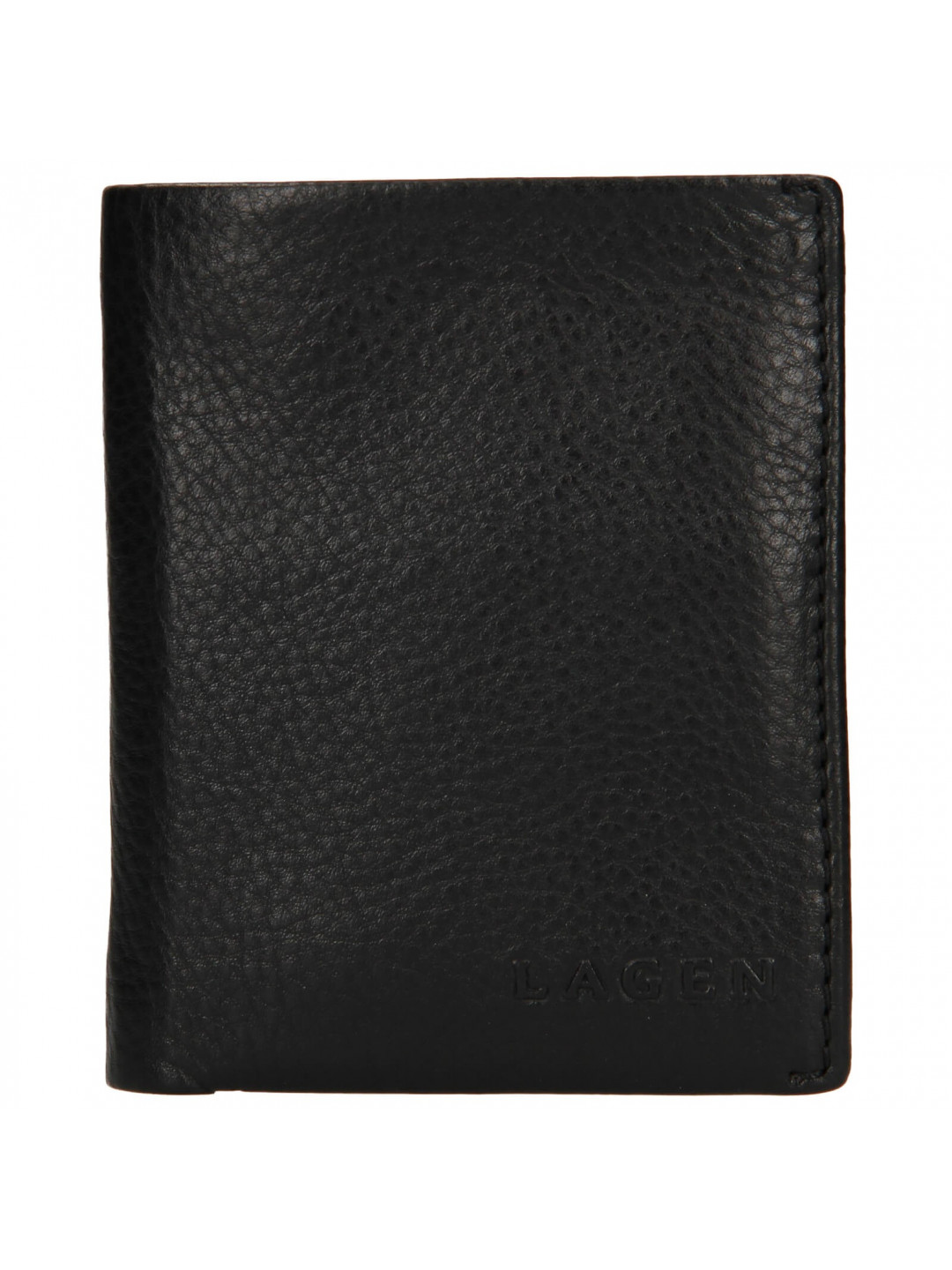 Pánská kožená slim peněženka Lagen Trevon – černá
