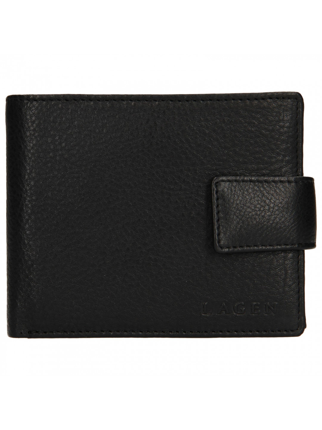 Pánská kožená peněženka Lagen Kanno – černá