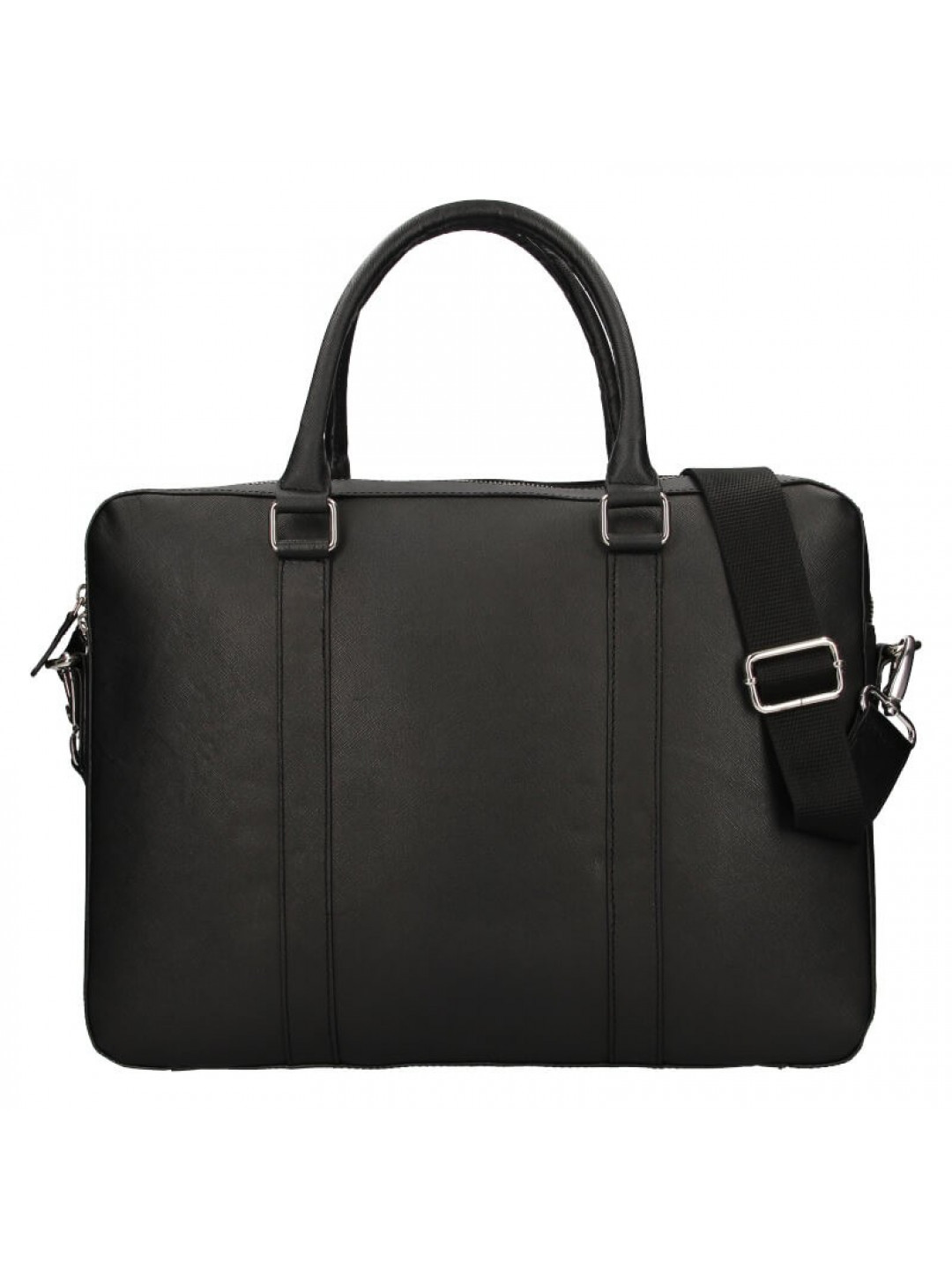 Pánská kožená business taška Lagen Porter – černá