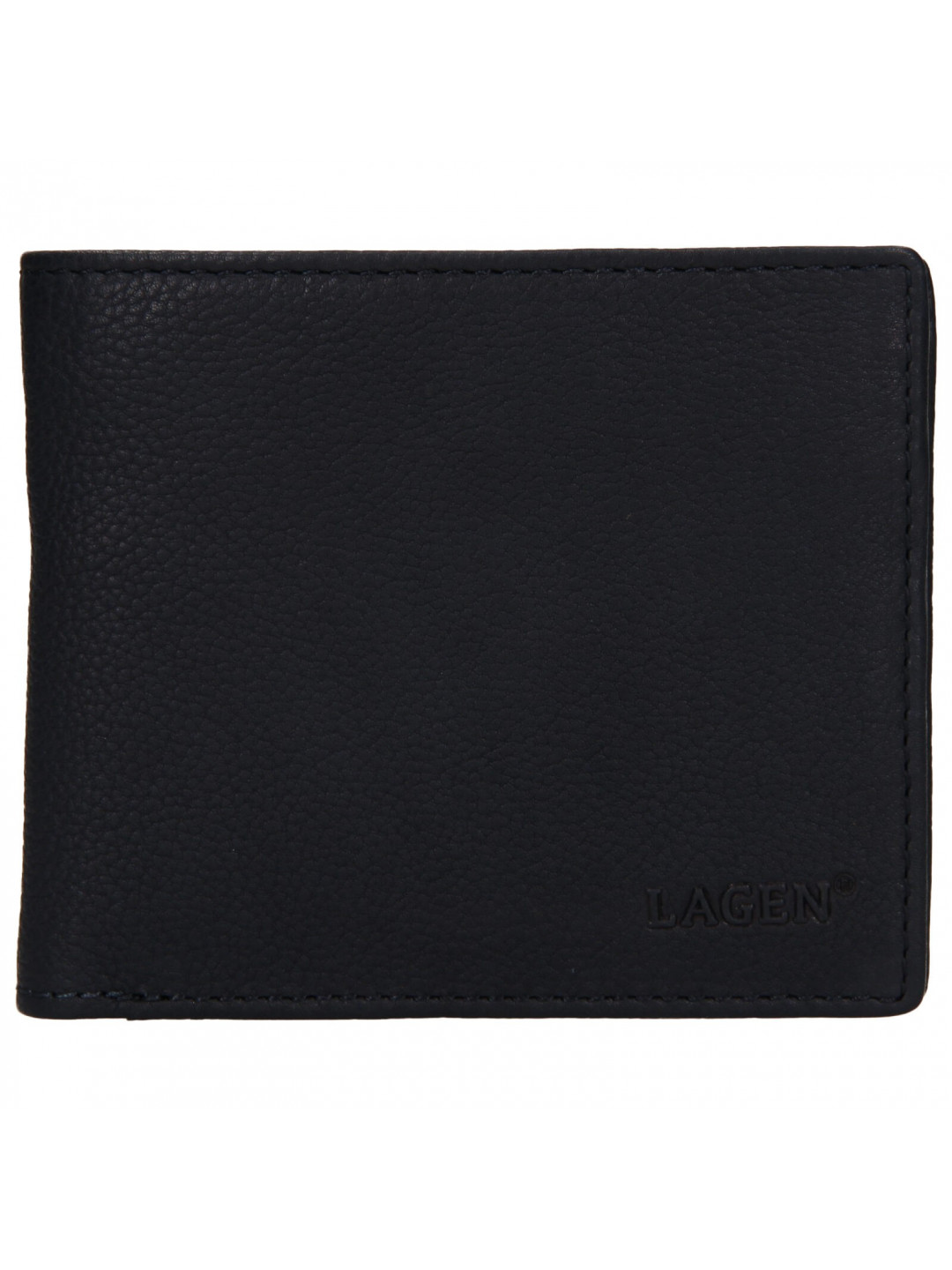 Pánská kožená peněženka Lagen Ján – modrá
