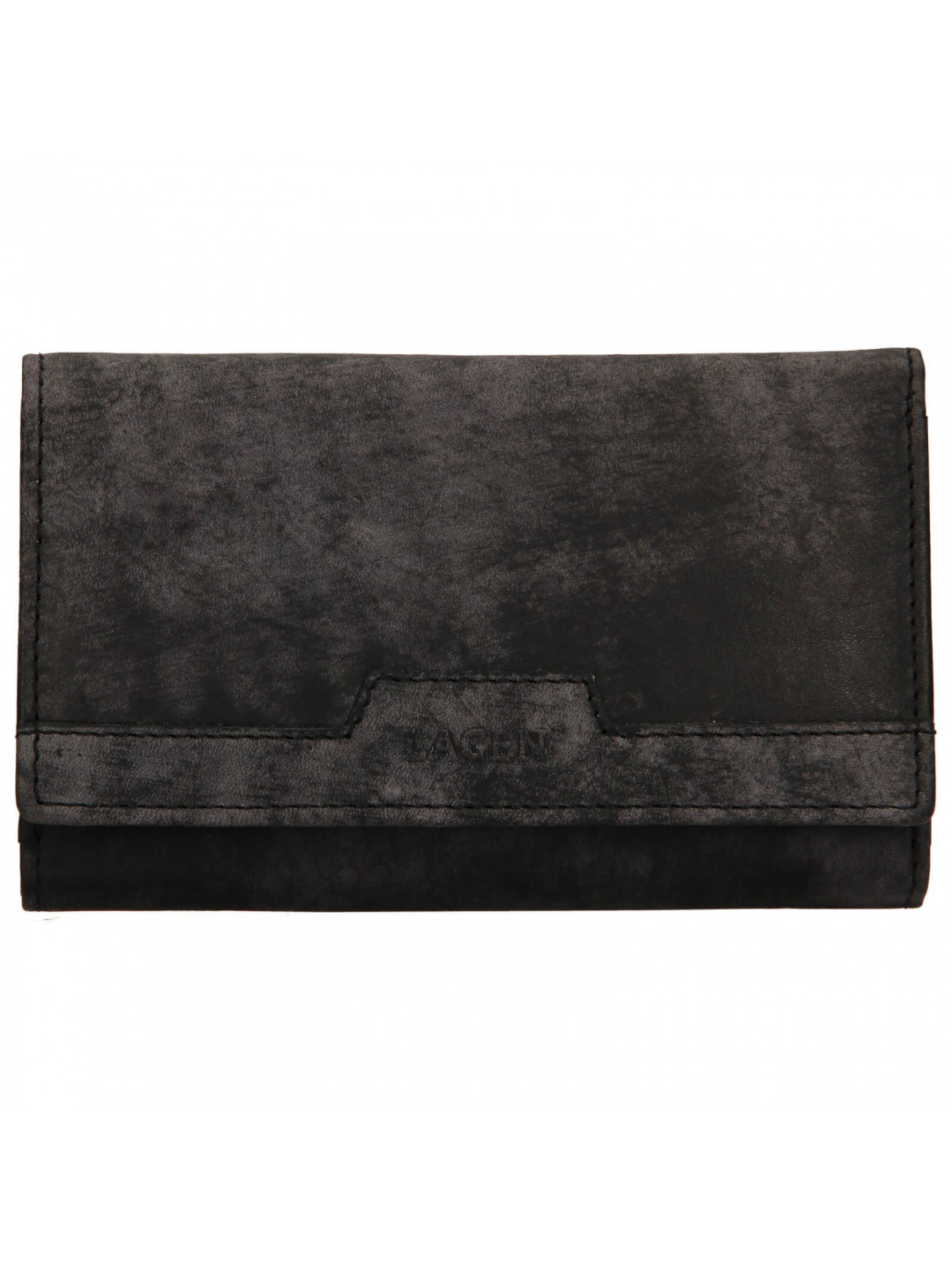 Dámská kožená peněženka Lagen Peria – černá