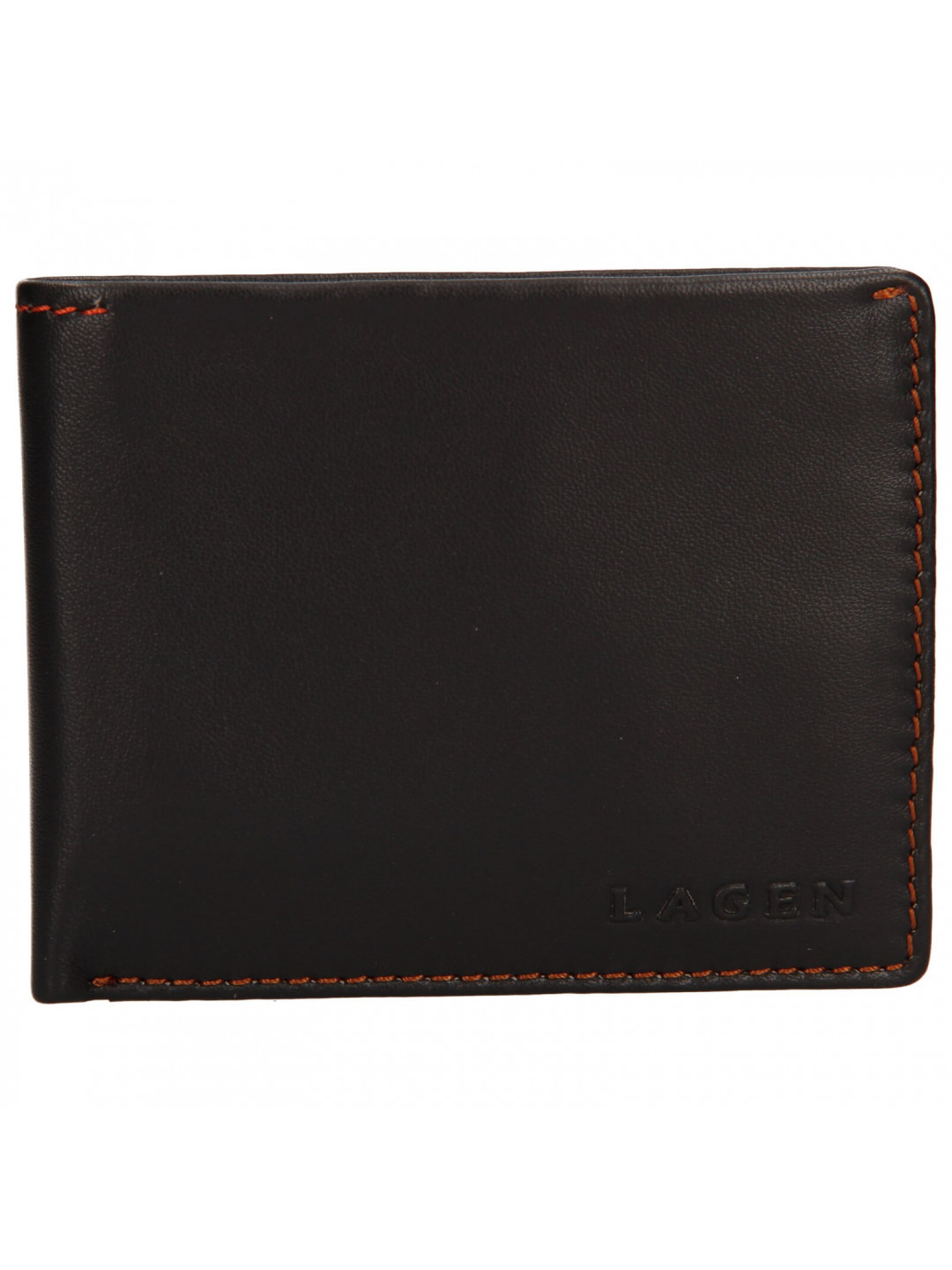 Pánská kožená peněženka Lagen Luket – hnědá