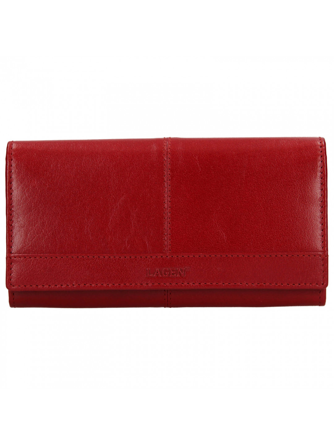 Dámská kožená peněženka Lagen Sophie – červená