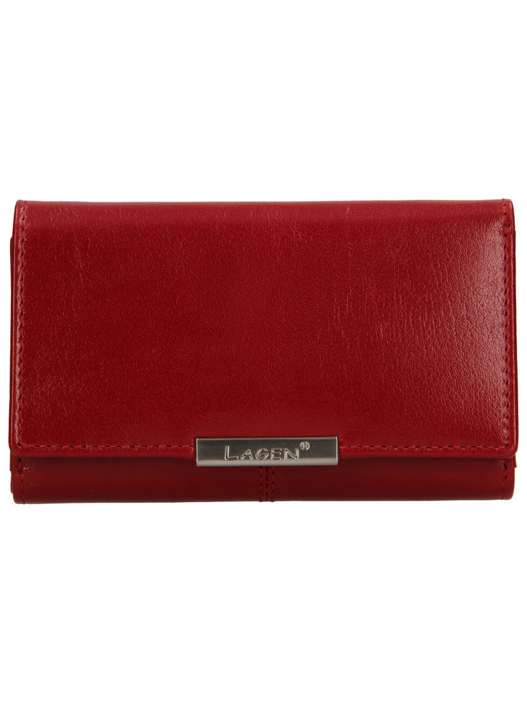 Dámská kožená peněženka Lagen Emily – červená