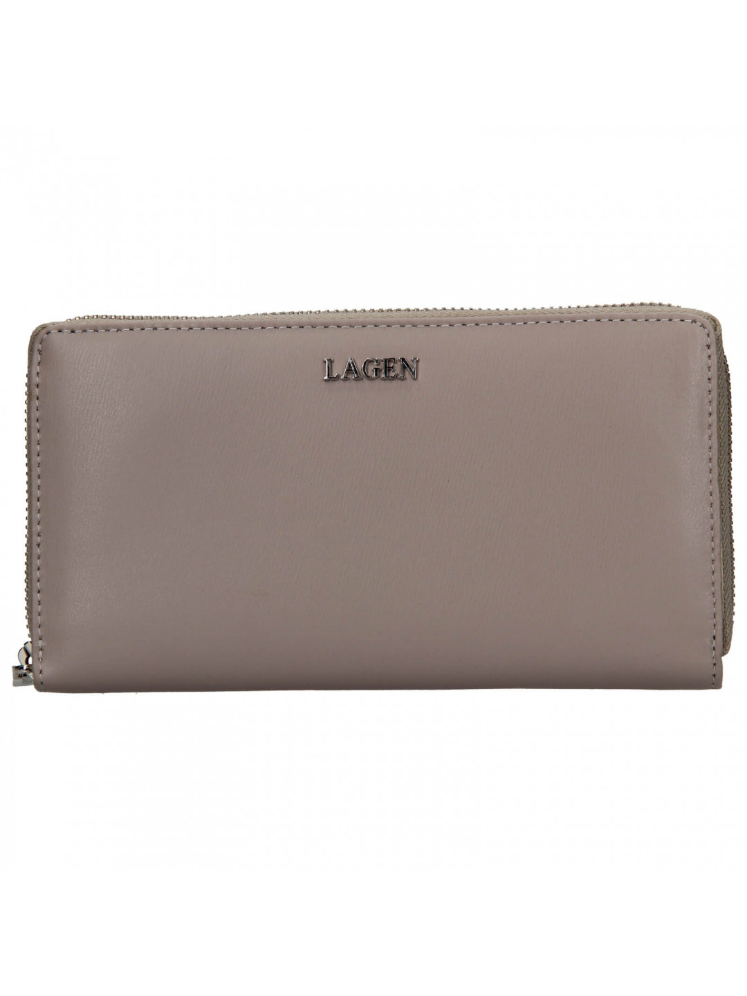 Dámská kožená peněženka Lagen Dita – šedá