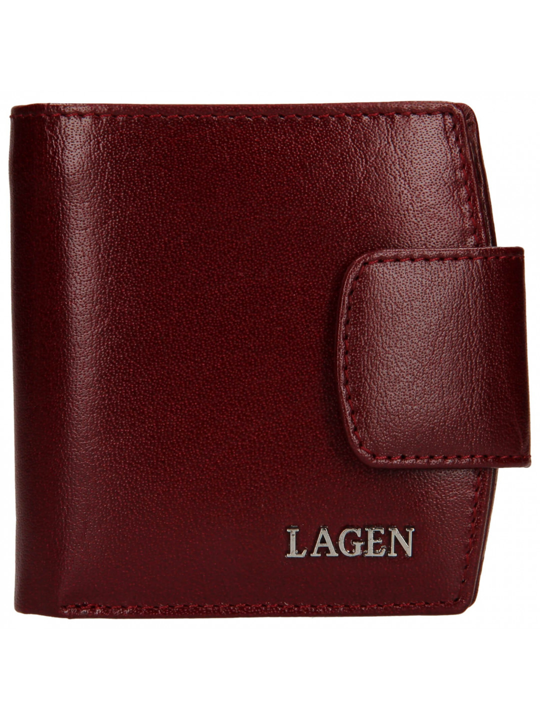 Dámská kožená peněženka Lagen Ljuba – vínová