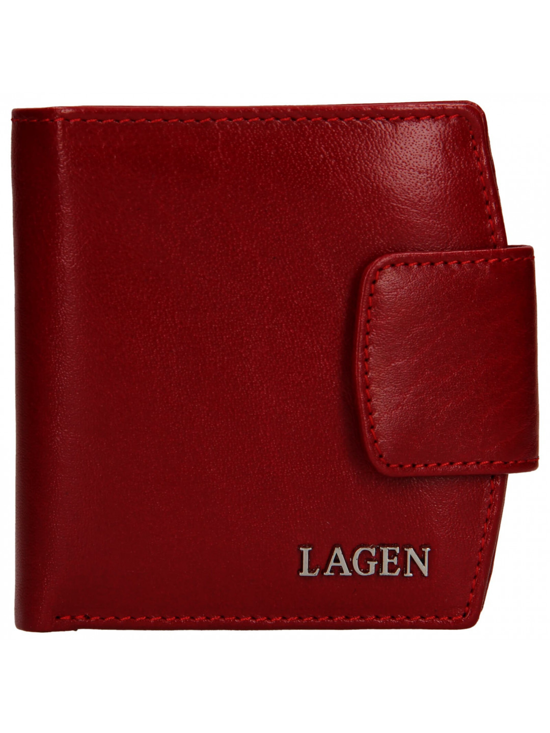 Dámská kožená peněženka Lagen Ljuba – červená