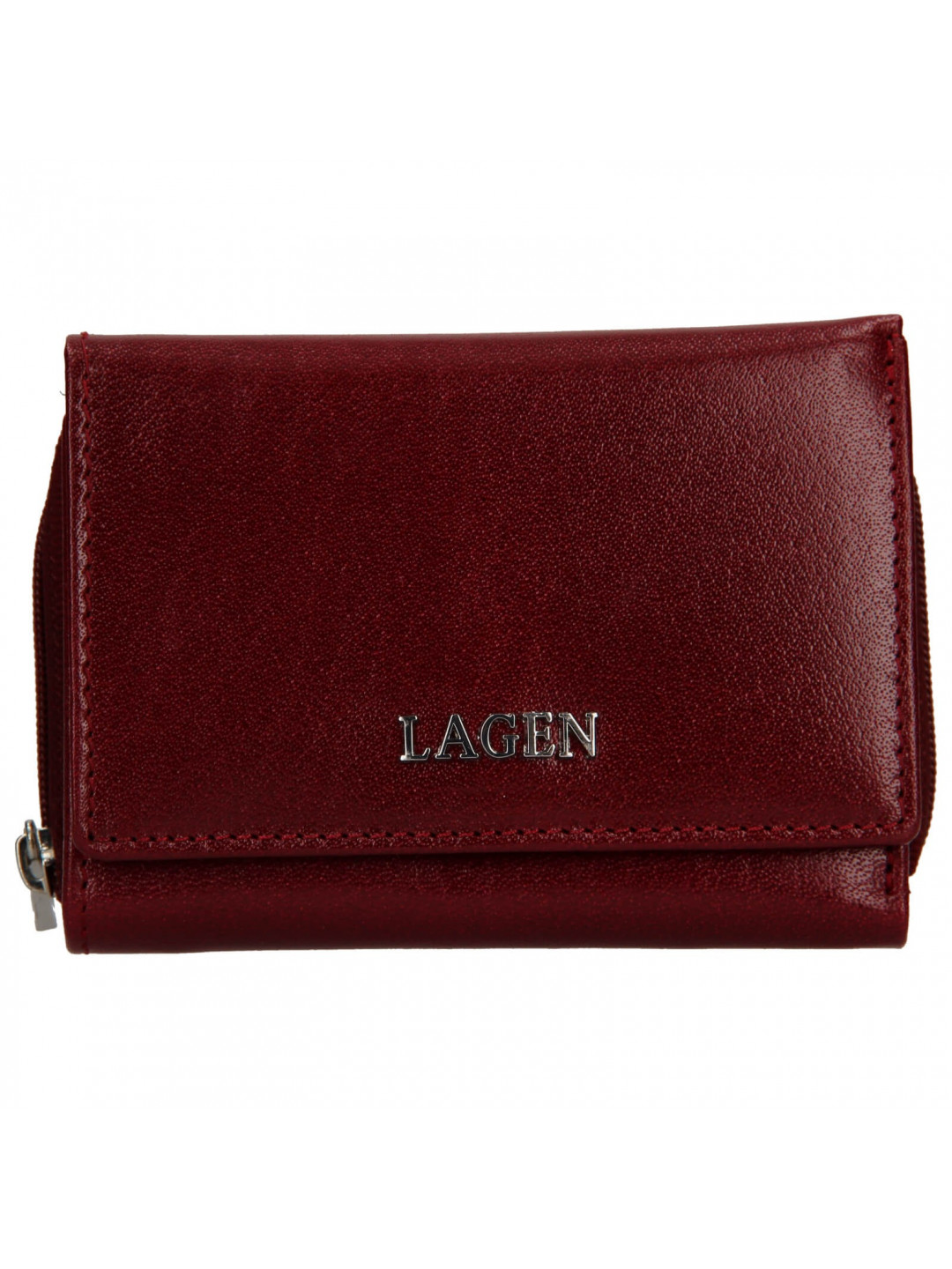 Dámská kožená peněženka Lagen Berta – vínová