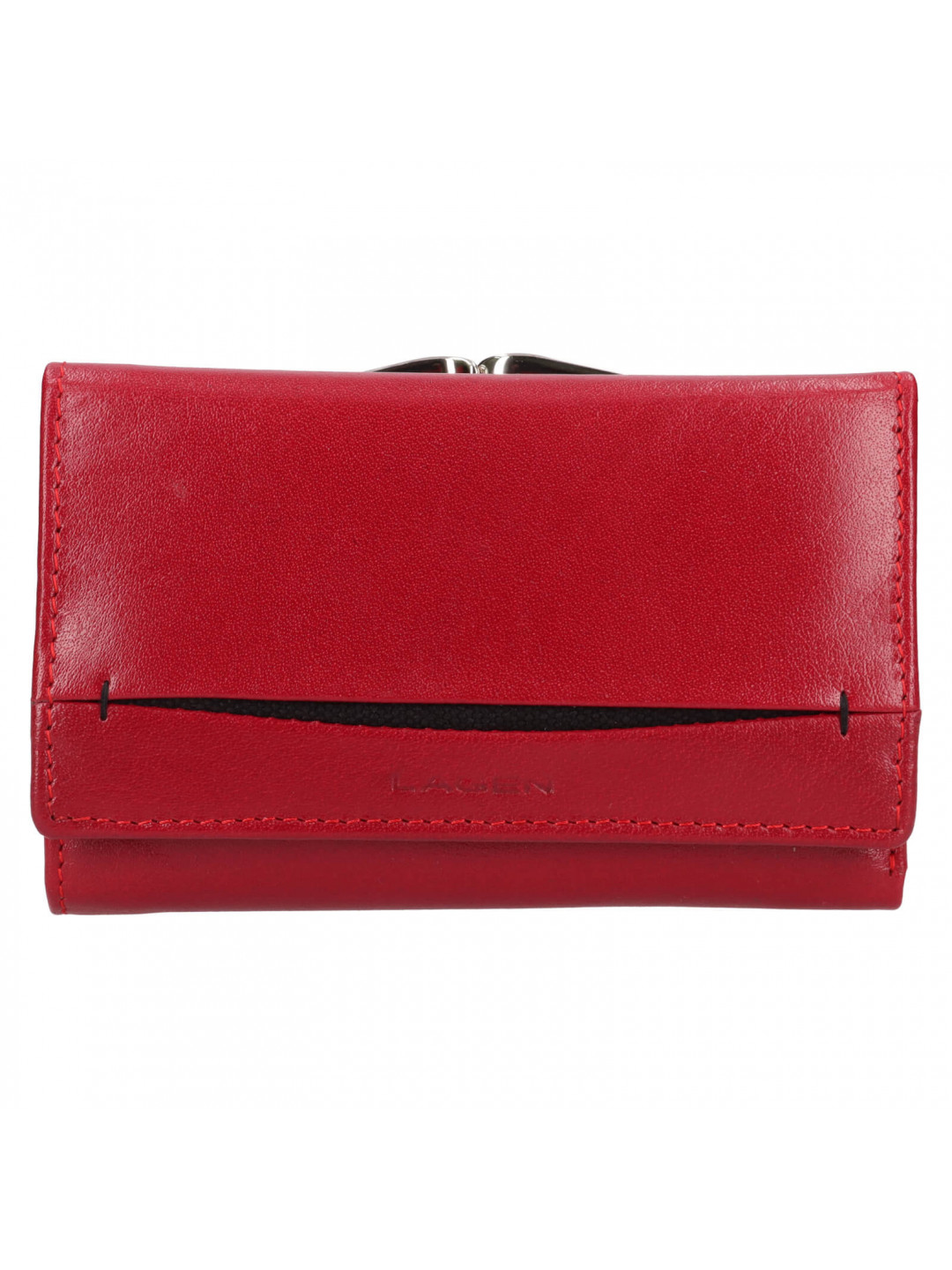 Dámská kožená peněženka Lagen Bontia – červená