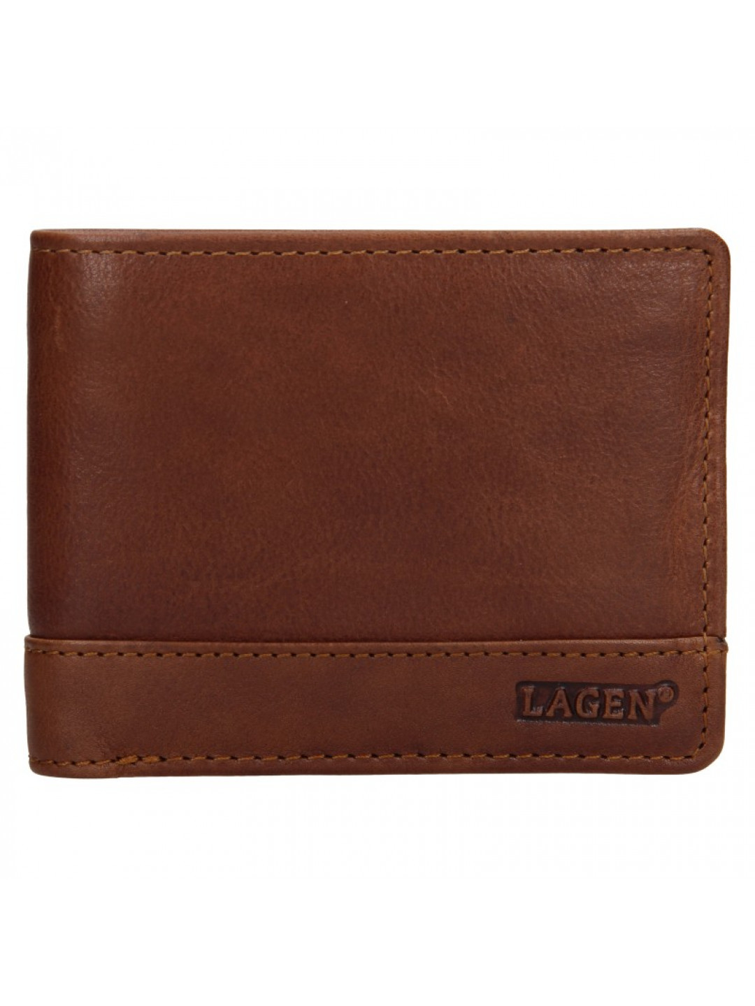 Pánská kožená peněženka Lagen Pavelos – hnědá