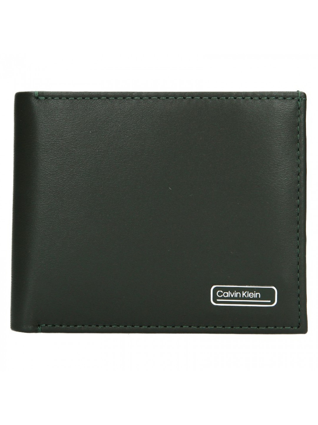 Pánská kožená peněženka Calvin Klein Bifol – zelená