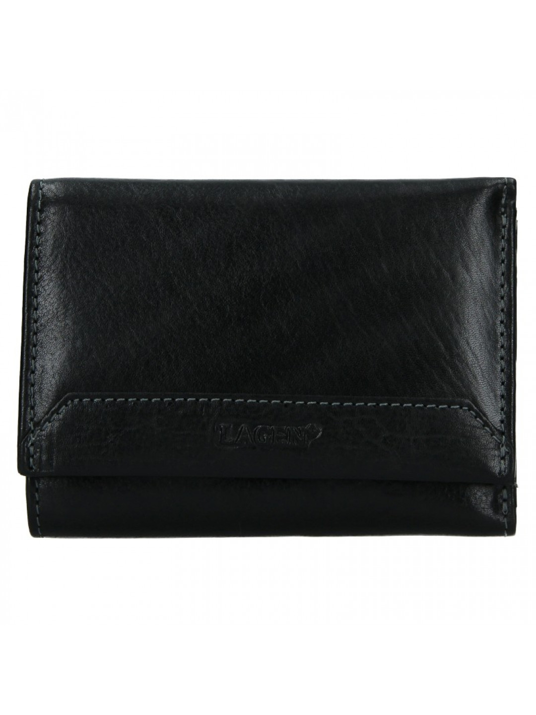 Dámská kožená peněženka Lagen Jarmila – černá