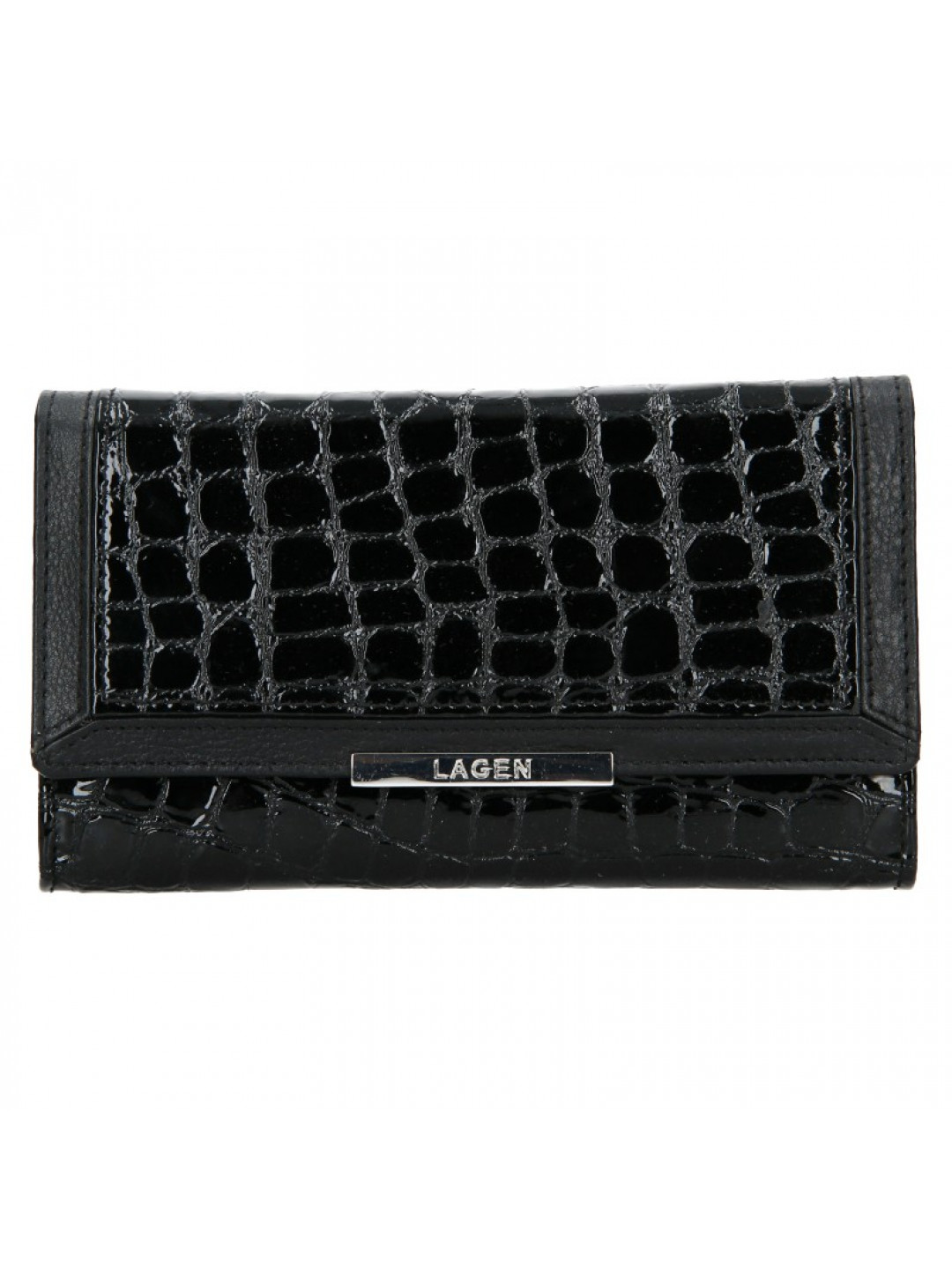 Dámská kožená peněženka Lagen Ania – černá