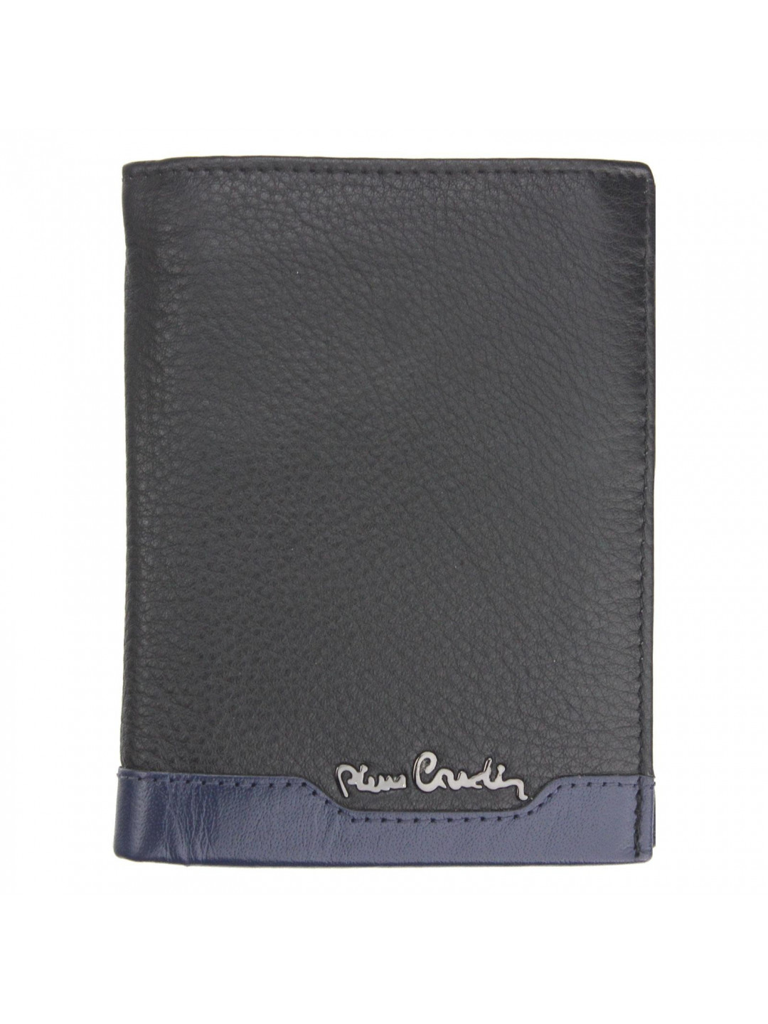 Pánská kožená peněženka Pierre Cardin Joe – černo-modrá
