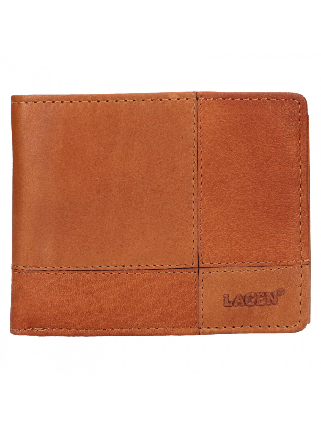 Pánská kožená peněženka Lagen Ivo – hnědá