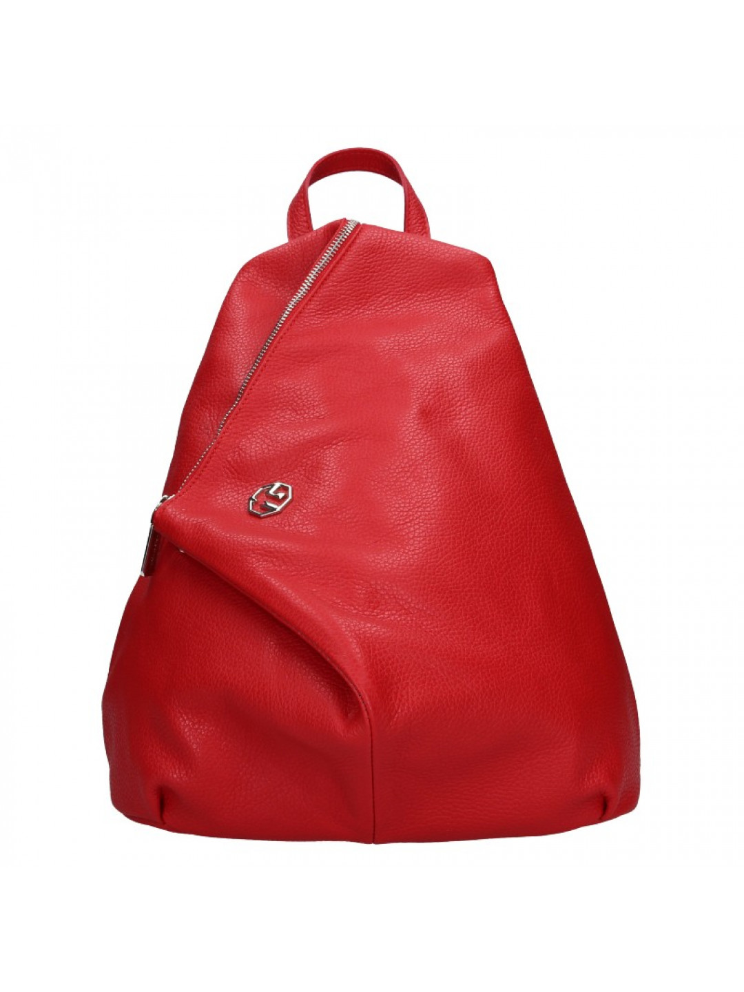 Dámský kožený batoh Marina Galanti Sofia – červená
