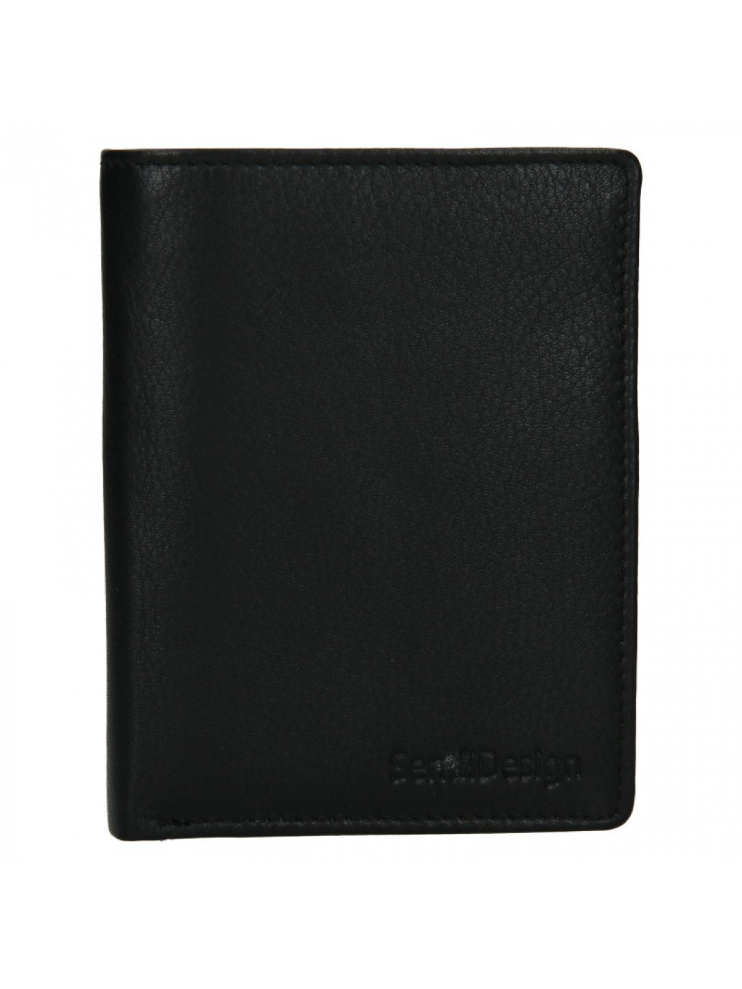 Pánská kožená peněženka SendiDesign Paul – černá