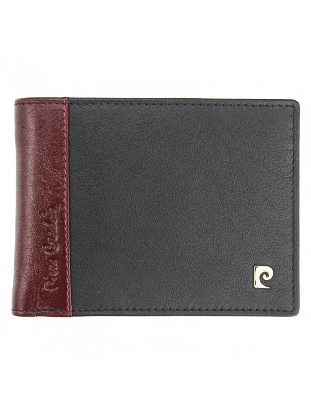 Pánská kožená peněženka Pierre Cardin Viléms – červeno-černá