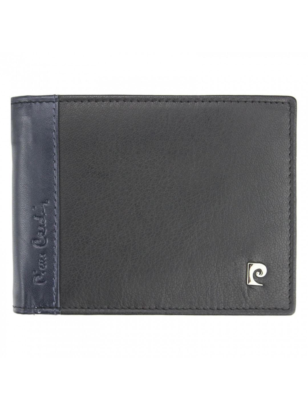 Pánská kožená peněženka Pierre Cardin Viléms – modro-černá