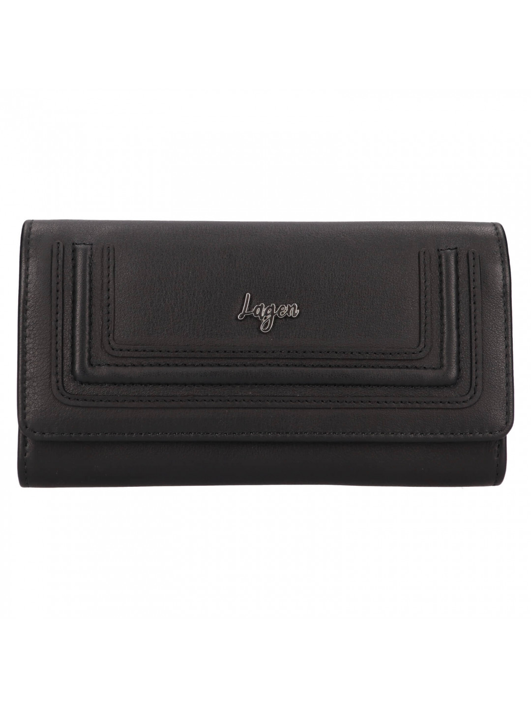 Dámská kožená peněženka Lagen Malie – černá