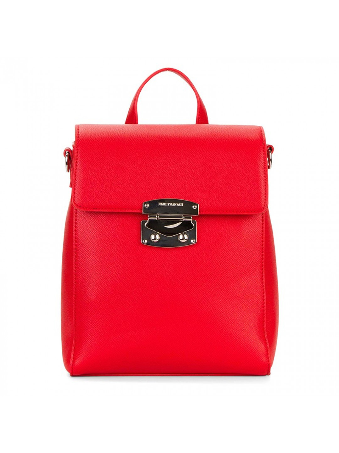 Elegantní dámský batoh Emily & Noah Luca – červená