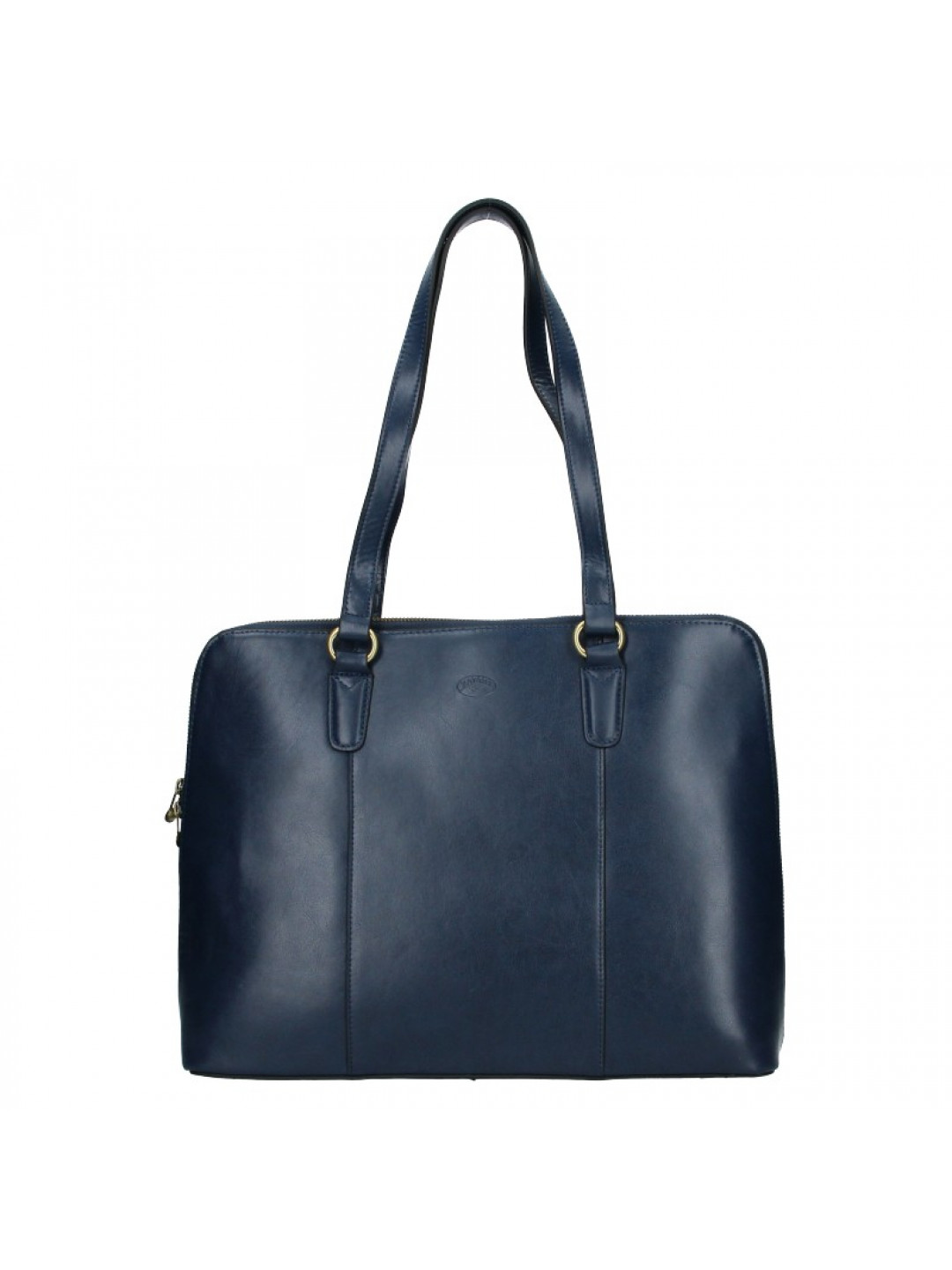 Elegantní dámská kožená kabelka Katana Apolens – modrá