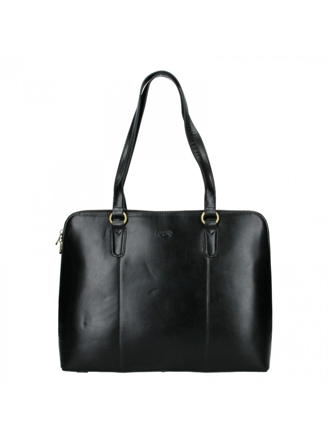Elegantní dámská kožená kabelka Katana Apolens – černá