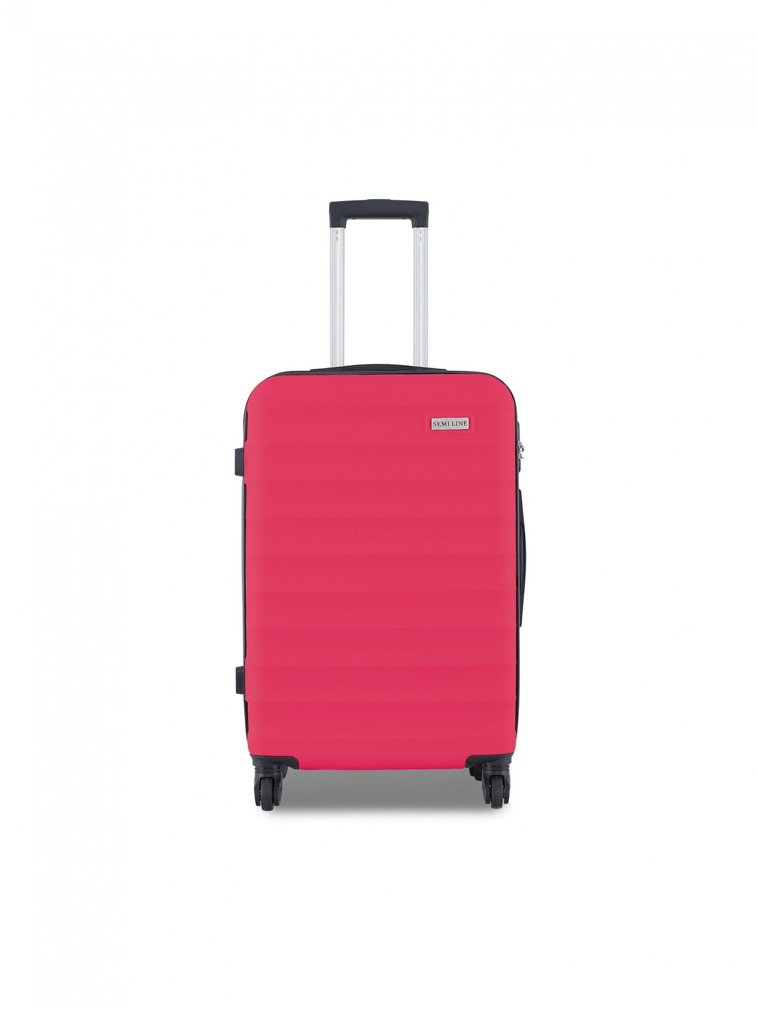 Semi Line Velký kufr T5633-6 Růžová