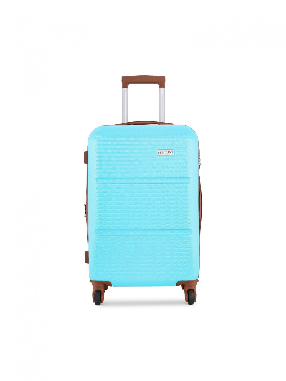 Semi Line Velký kufr T5640-6 Světle modrá