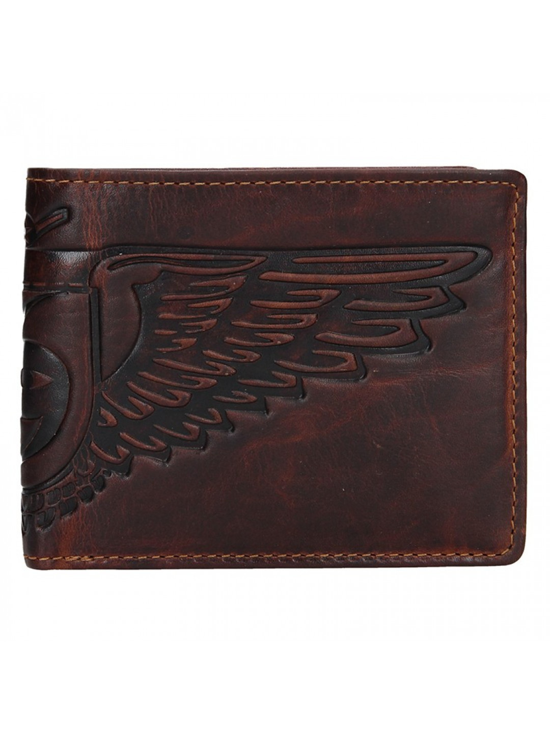 Pánská kožená peněženka Lagen Eagle – hnědá