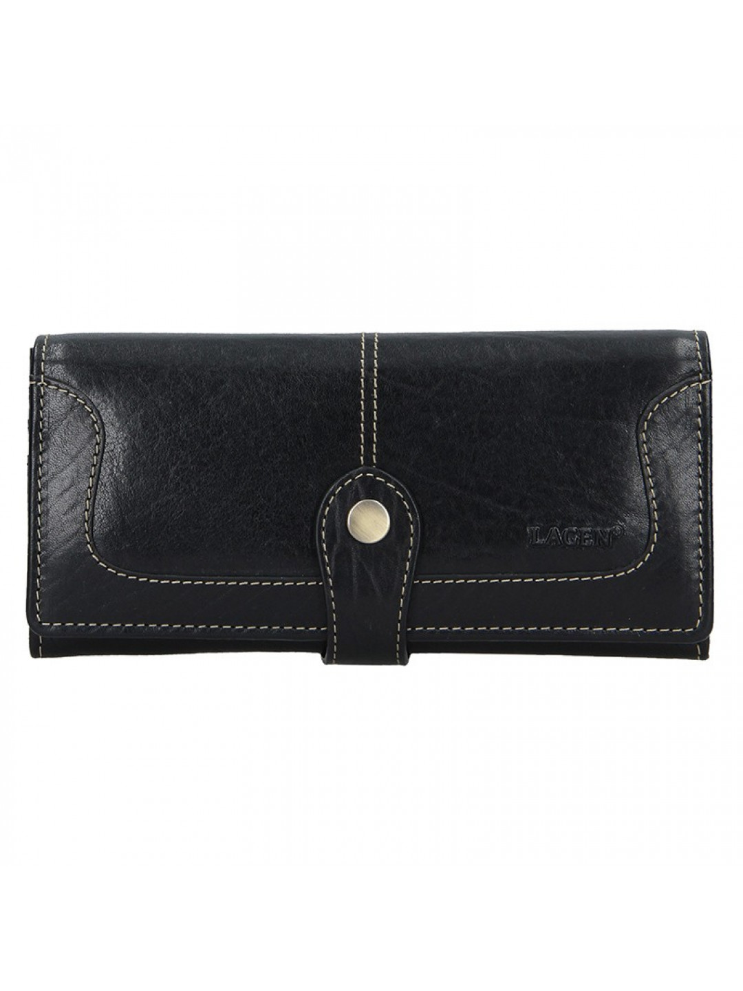 Dámská kožená peněženka Lagen Berta – černá