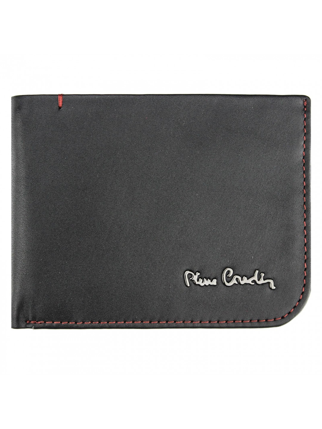 Pánská kožená peněženka Pierre Cardin Hauk – černo-červená