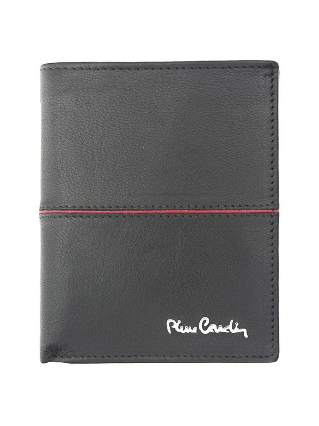Pánská kožená peněženka Pierre Cardin Jomar – černo-červená