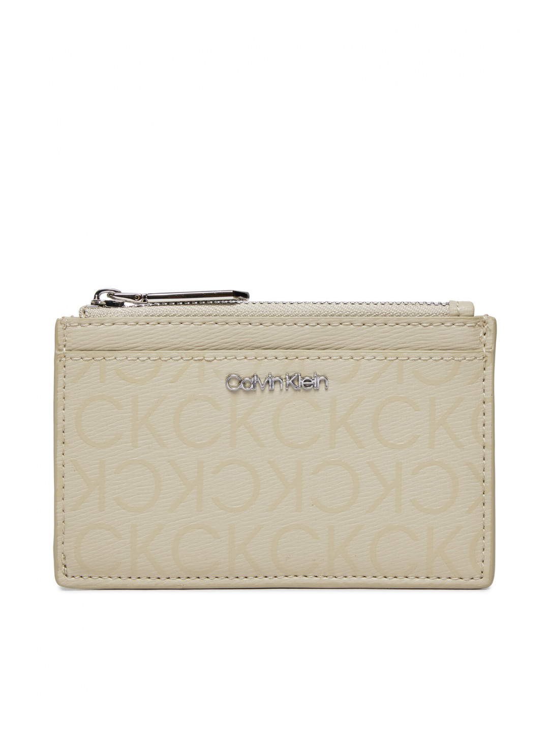 Calvin Klein Malá dámská peněženka Ck Must Lg Cardholder Epi Mono K60K611935 Šedá