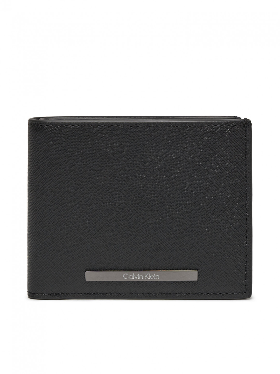 Calvin Klein Velká pánská peněženka Modern Bar Bifold 5Cc W Coin K50K511675 Černá
