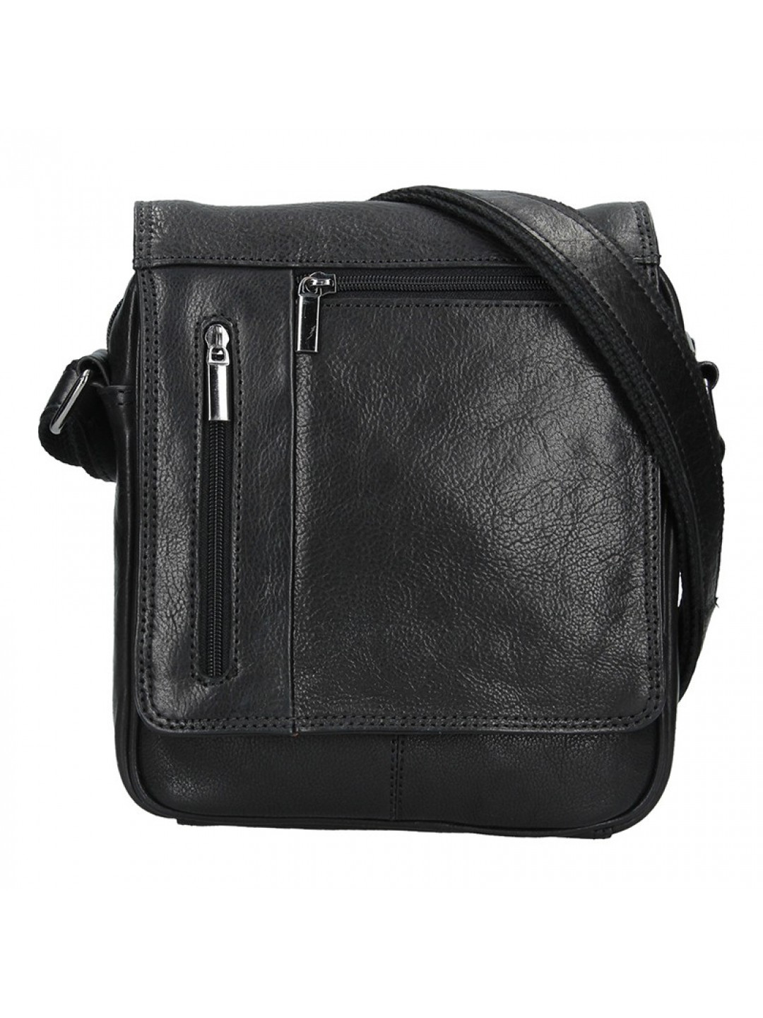 Pánská kožená taška přes rameno SendiDesign Morven – černá