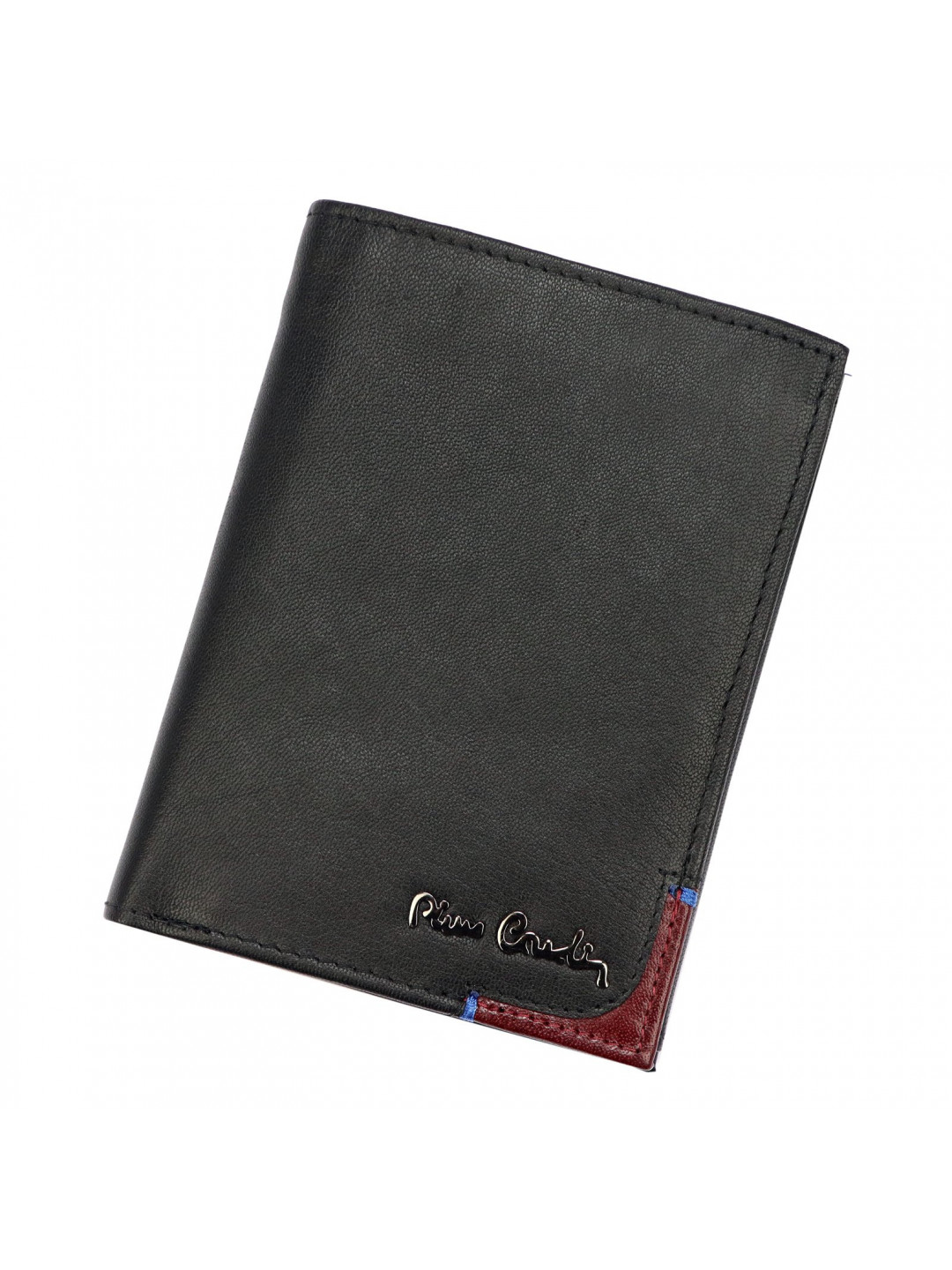 Pánská kožená peněženka Pierre Cardin Bredly – černo-červená