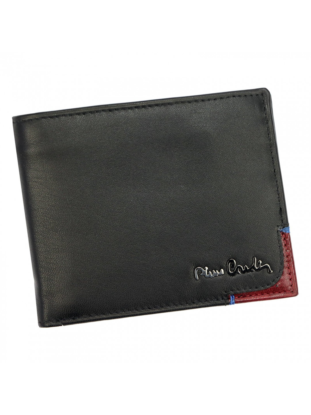 Pánská kožená peněženka Pierre Cardin Jirte – černo-červená