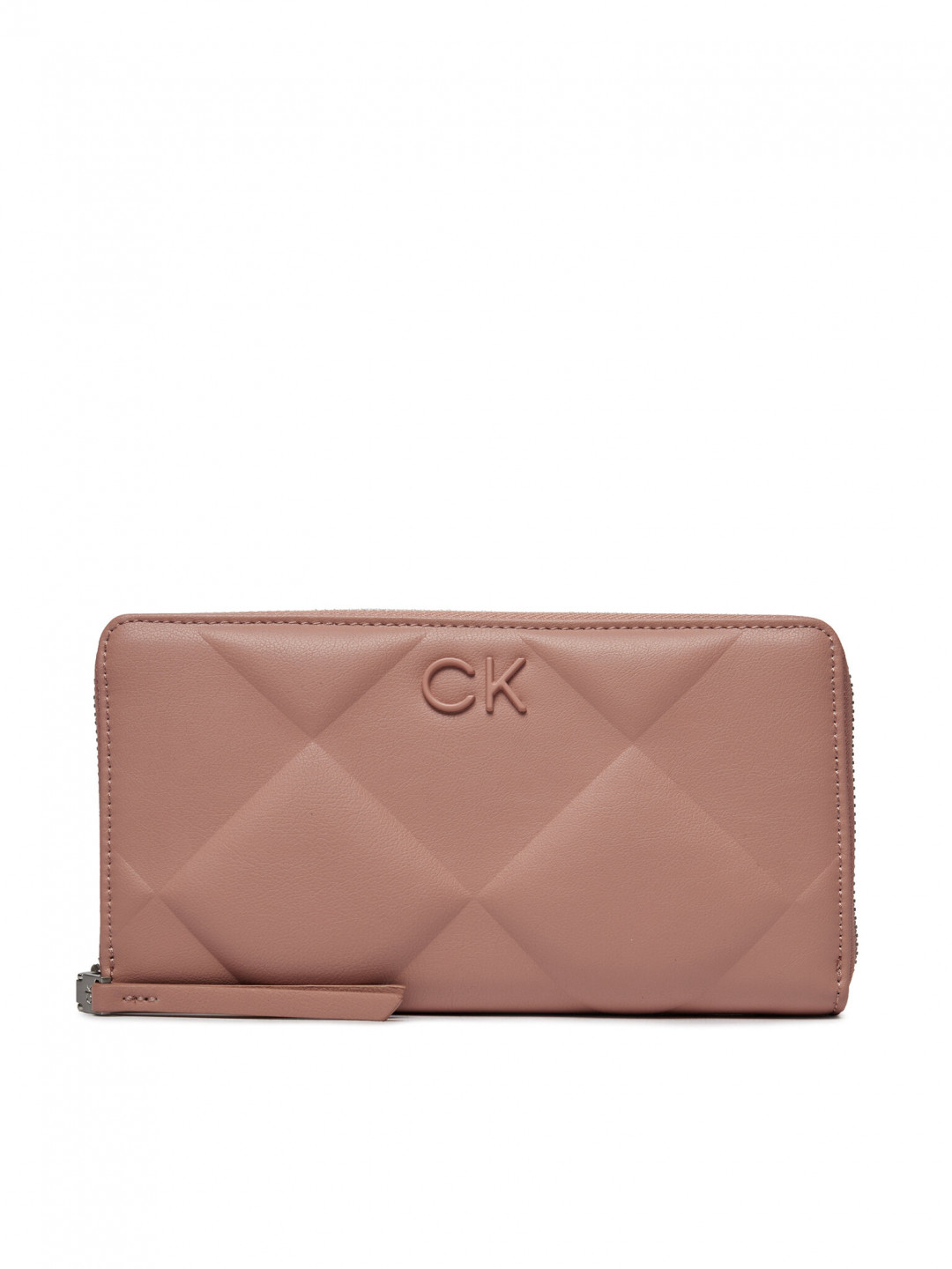 Calvin Klein Velká dámská peněženka Re-Lock Quilt Za Wallet Lg K60K610774 Růžová